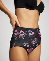 Soma / High-Waist Brief Panty FLORAL DREAMS BLACK MINI