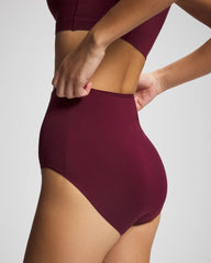 Soma / High-Waist Brief Panty VELVET PLUM