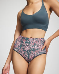 Soma / High-Waist Brief Panty IMPERIAL PAISLEY M PET