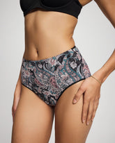 Soma / Tummy Modern Brief Panty REGAL PAISLEY BLACK MINI