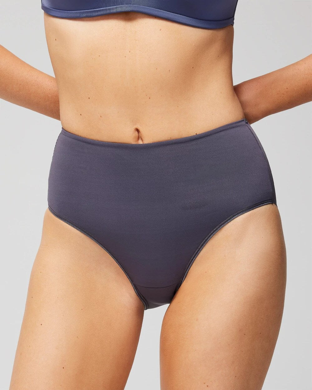 Soma / Tummy Modern Brief Panty GRAY INK