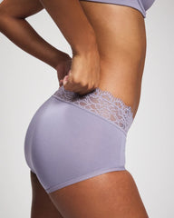 Soma / Brief Panty with Enchanting Lace LAVENDER CLOUD