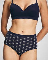 Soma / Cotton Modern Brief Panty BELLE FOULARD MINI NAVY