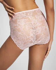 Soma / Lace Back Modern Brief Panty PRETTY PINK