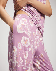 Soma / Printed Pajama Pant FLORA SHIMMER LILAC