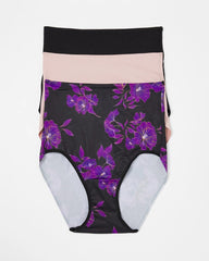 Soma / Tummy High-Waist Brief Panty 3 Pack GILDED BLOOMS MULTI PACK