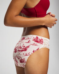Soma / Edge Hipster Panty with Lace ENCHANTED TOILE CHAMPAGNE