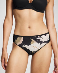 Soma / Edge Hipster Panty MYSTIC BLOOMS MINI BLACK