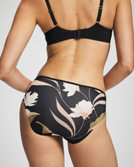 Soma / Edge Hipster Panty MYSTIC BLOOMS MINI BLACK
