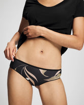 Soma / Cheeky Hipster Panty MYSTIC BLOOMS MINI BLACK