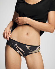 Soma / Cheeky Hipster Panty MYSTIC BLOOMS MINI BLACK