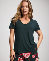 Soma / Classic Pajama Top GREEN JOLIE