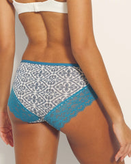 Soma / Hipster Panty with Enchanting Lace TRANQUIL TILE MINI WS