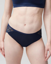 Soma / Hipster Panty with Enchanting Lace NIGHTFALL NAVY