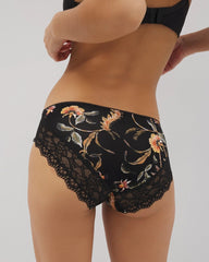 Soma / Lace Hipster JAIPUR FLORAL BLACK