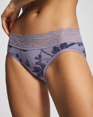 Soma / Hipster Panty with Enchanting Lace REFLECTION BLOOMS M LAV
