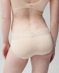 Soma / Hipster Panty with Enchanting Lace PALE SAND