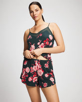 Soma / Pajama Short COTTAGE FLORAL GREEN