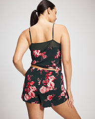 Soma / Pajama Short COTTAGE FLORAL GREEN