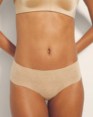 Soma / Cheeky Hipster Panty with Lace WARM AMBER