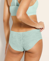 Soma / Hipster Panty with Lace ANTIQUE GREEN