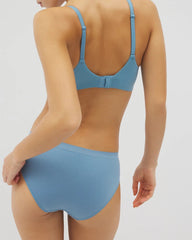 Soma / Seamless Rib Hipster Panty BLUE HEAVEN