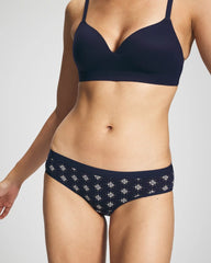 Soma / Cotton Hipster Panty BELLE FOULARD MINI NAVY