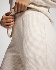 Soma / Cozy Waffle Banded Pajama Bottom CHAMPAGNE DREAMS