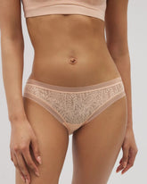 Soma / Soma Hipster Panty with Stretch Lace PEACH PARFAIT