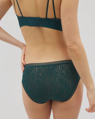 Soma / Soma Hipster Panty with Stretch Lace DARK SEA