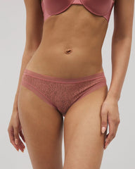 Soma / Soma Hipster Panty with Stretch Lace CLAY ROSE