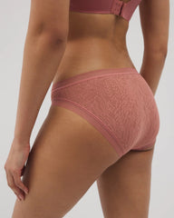 Soma / Soma Hipster Panty with Stretch Lace CLAY ROSE