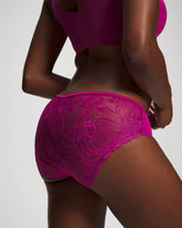 Soma / Lace Back Hipster Panty MAGENTA ORCHID
