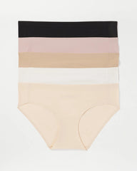 Soma / Soft Stretch Hipster Panty 5 Pack BASIC MULTI PACK