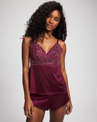 Soma / Lace Pajama Cami VELVET PLUM