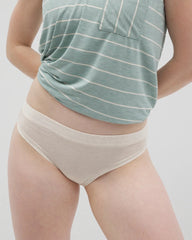 Soma / Cotton Hipster Panty HEATHER ECRU