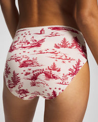 Soma / Edge High-Leg Panty with Lace ENCHANTED TOILE CHAMPAGNE