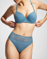 Soma / Edge High-Leg Panty with Lace TAPESTRY