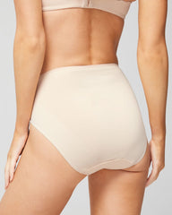 Soma / High-Leg Brief Panty with Lace PALE SAND