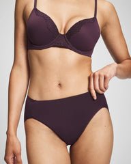 Soma / High-Leg Brief Panty PLUM PERFECT