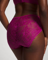 Soma / Lace Back High-Leg Panty MAGENTA ORCHID