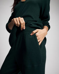 Soma / Banded Pajama Bottom GREEN JOLIE