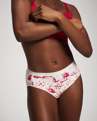 Soma / Cotton High-Leg Panty ENCHANTED TOILE CHAMPAGNE
