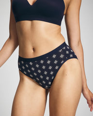 Soma / Cotton High-Leg Panty BELLE FOULARD MINI NAVY