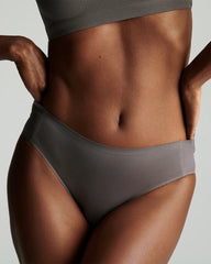 Soma / Soft Stretch High Leg Panty DARK TAUPE