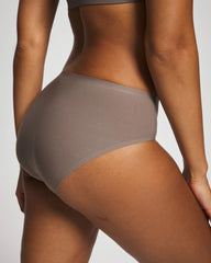 Soma / Soft Stretch High Leg Panty DARK TAUPE
