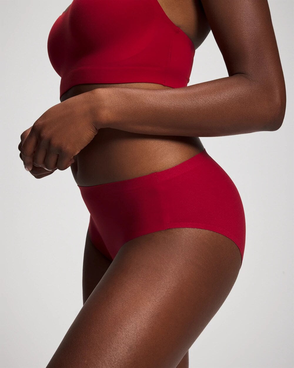 Soma / Soft Stretch High Leg Panty PAINT THE TOWN RED