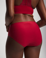 Soma / Soft Stretch High Leg Panty PAINT THE TOWN RED