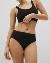 Soma / Seamless Rib High-Leg Panty BLACK