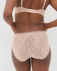 Soma / Soma High-Leg Panty with Stretch Lace HUSH